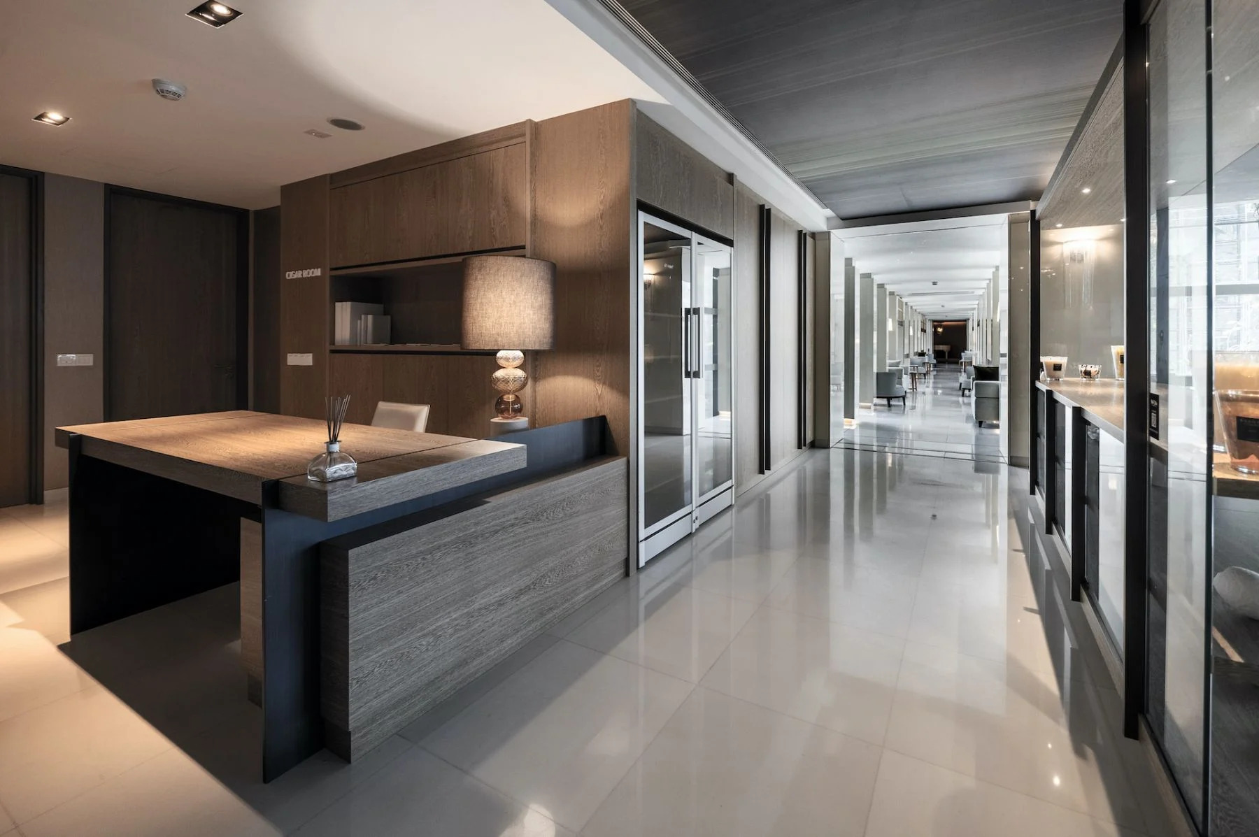 The residents' lounge on level 34